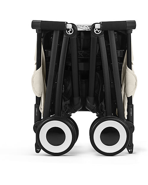 Cybex Passeggino Libelle - Canvas White - Dettaglio Telaio Black- Nuovo Modello Passeggini Leggeri