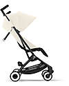 Cybex Passeggino Libelle - Canvas White - Dettaglio Telaio Black- Nuovo Modello Passeggini Leggeri