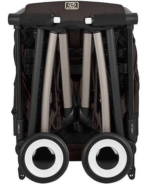 Cybex Passeggino Libelle - Chocolate Brown - Telaio Taupe - Nuovo Modello Passeggini Leggeri