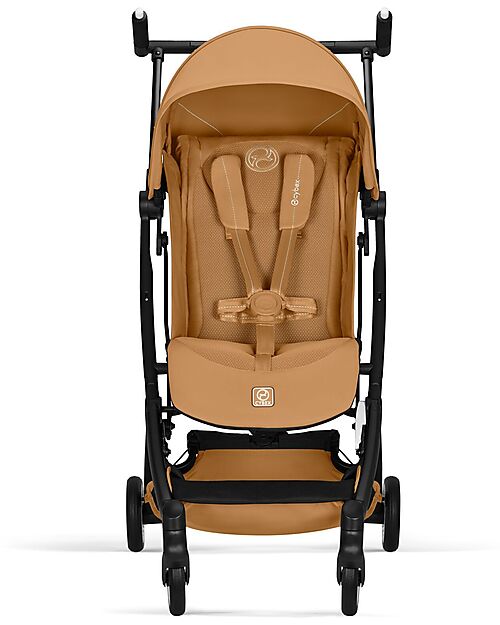 Cybex Passeggino Libelle - Cinnamon Yellow - Telaio Nero - Nuovo Modello Passeggini Leggeri