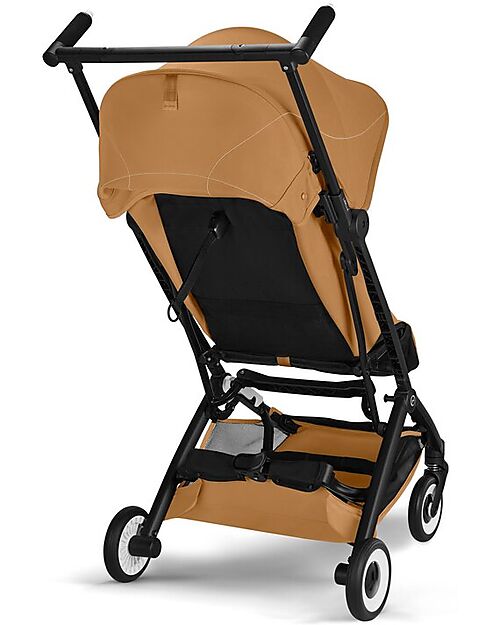 Cybex Passeggino Libelle - Cinnamon Yellow - Telaio Nero - Nuovo Modello Passeggini Leggeri