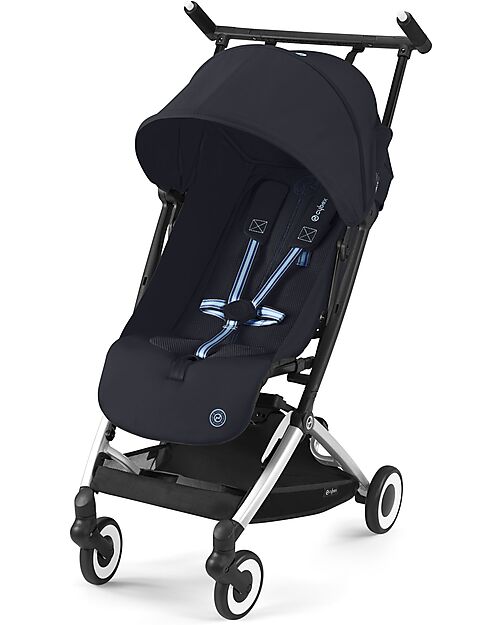Cybex Passeggino Libelle - Dark Blue - Dettaglio Telaio Silver- Nuovo Modello Passeggini Leggeri