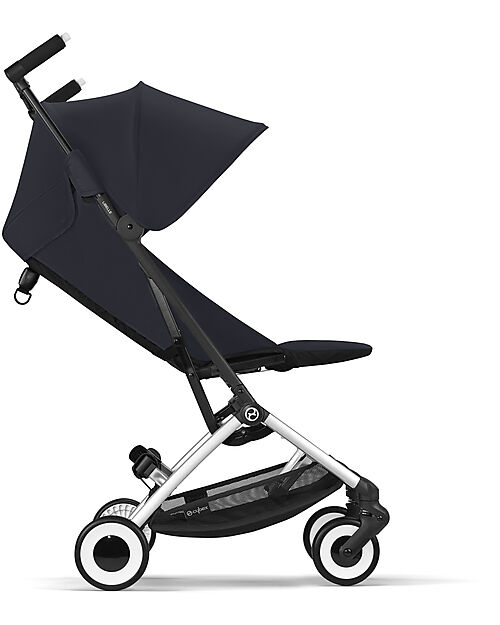 Cybex Passeggino Libelle - Dark Blue - Dettaglio Telaio Silver- Nuovo Modello Passeggini Leggeri