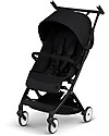 Cybex Passeggino Libelle - Deep Black - Tessuto Ignifugo - Leggero e Compatto dai 6 mesi! Passeggini Leggeri