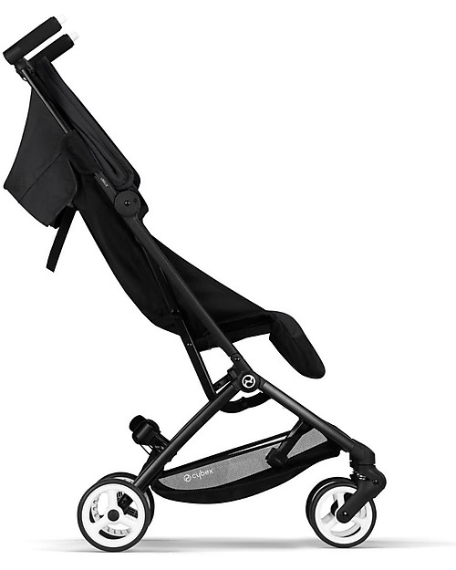 Cybex Passeggino Libelle - Deep Black - Tessuto Ignifugo - Leggero e Compatto dai 6 mesi! Passeggini Leggeri