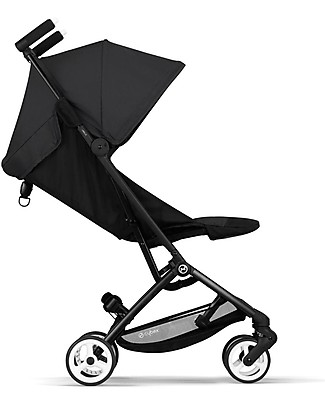 Cybex Passeggino Libelle - Deep Black - Tessuto Ignifugo - Leggero e Compatto dai 6 mesi! Passeggini Leggeri