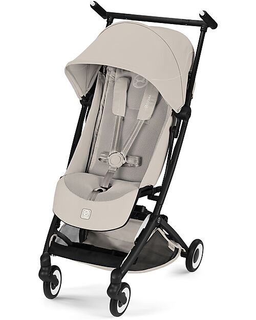 Cybex Passeggino Libelle - Dune Grey - Telaio Nero - Nuovo Modello Passeggini Leggeri
