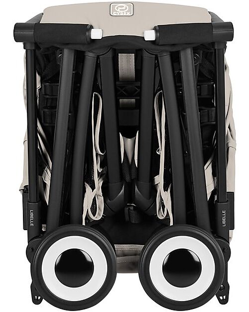 Cybex Passeggino Libelle - Dune Grey - Telaio Nero - Nuovo Modello Passeggini Leggeri