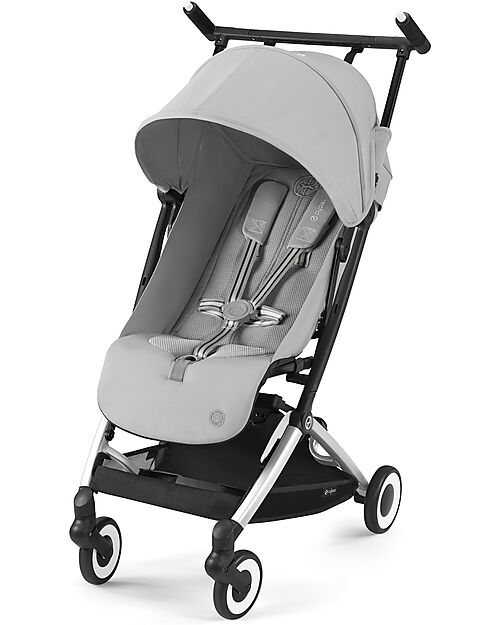 Cybex Passeggino Libelle - Fog Grey - Dettaglio Telaio Silver- Nuovo Modello Passeggini Leggeri