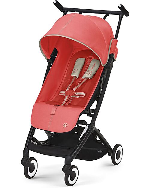 Cybex Passeggino Libelle - Hibiscus Red/Red - dai 6 Mesi - con Cintura One-Pull Passeggini Leggeri