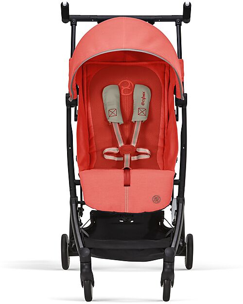 Cybex Passeggino Libelle - Hibiscus Red/Red - dai 6 Mesi - con Cintura One-Pull Passeggini Leggeri