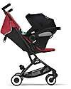 Cybex Passeggino Libelle - Hibiscus Red/Red - dai 6 Mesi - con Cintura One-Pull Passeggini Leggeri