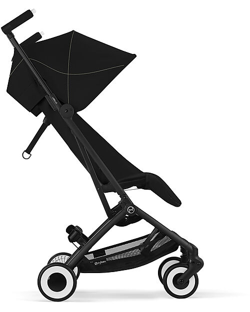 Cybex Passeggino Libelle - Magic Black - Dettaglio Telaio Black - Nuovo Modello + Barra Passeggini Leggeri