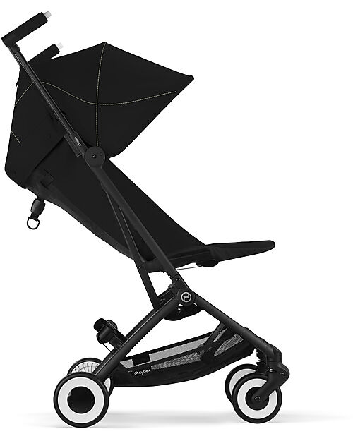 Cybex Passeggino Libelle - Magic Black - Dettaglio Telaio Black - Nuovo Modello + Barra Passeggini Leggeri