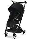 Cybex Passeggino Libelle - Moon Black/Black - dai 6 Mesi - con Cintura One-Pull Passeggini Leggeri