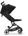 Cybex Passeggino Libelle - Moon Black/Black - dai 6 Mesi - con Cintura One-Pull Passeggini Leggeri