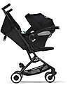 Cybex Passeggino Libelle - Moon Black/Black - dai 6 Mesi - con Cintura One-Pull Passeggini Leggeri