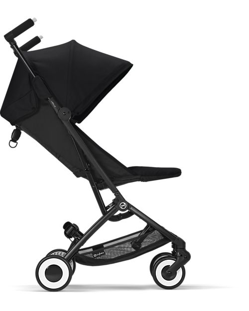 Cybex Passeggino Libelle - Moon Black/Black - dai 6 Mesi - Leggero e Super Compatto! Passeggini Leggeri