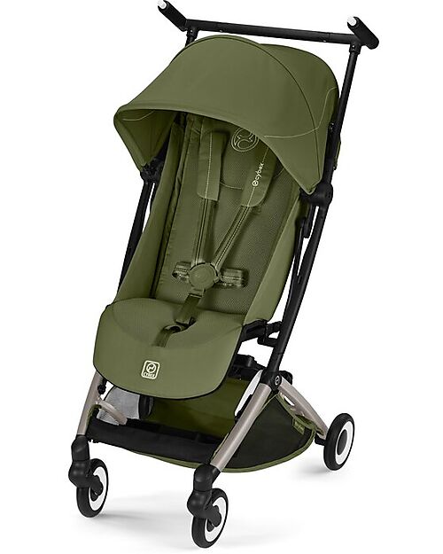 Cybex Passeggino Libelle - Moss Green - Telaio Taupe - Nuovo Modello Passeggini Leggeri
