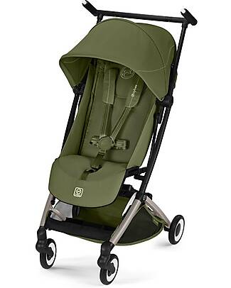 Cybex Passeggino Libelle - Moss Green - Telaio Taupe - Nuovo Modello Passeggini Leggeri