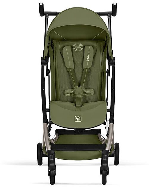 Cybex Passeggino Libelle - Moss Green - Telaio Taupe - Nuovo Modello Passeggini Leggeri