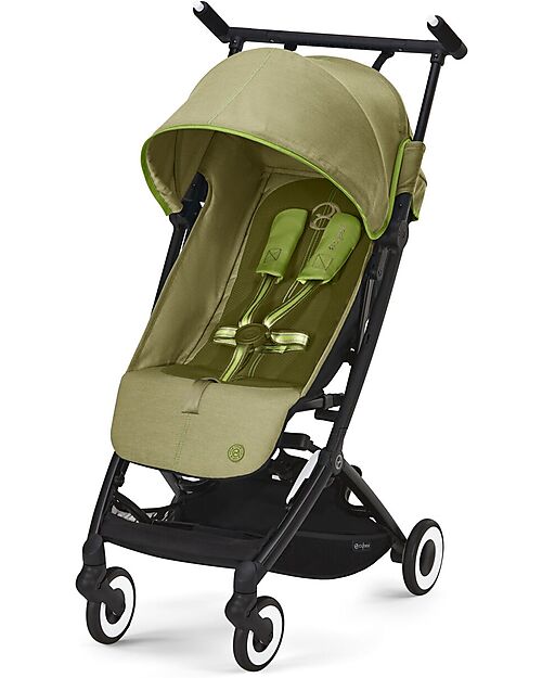 Cybex Passeggino Libelle - Nature Green/Green - dai 6 Mesi - con Cintura One-Pull Passeggini Leggeri
