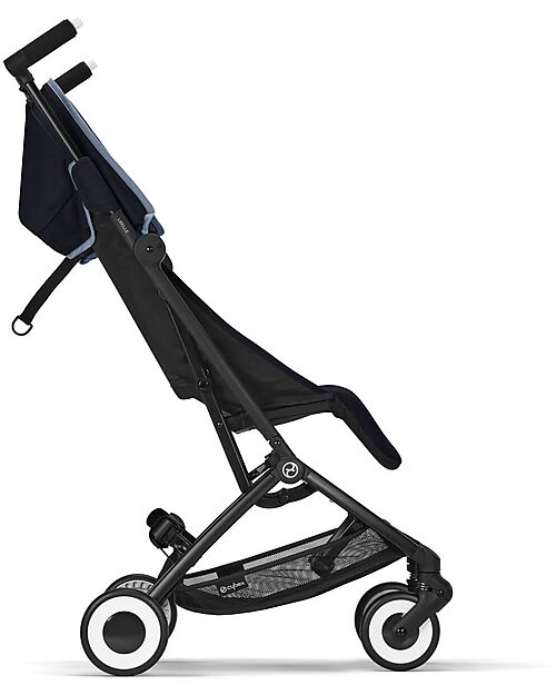 Cybex Passeggino Libelle - Ocean Blue/Navy Blue - dai 6 Mesi - con Cintura One-Pull Passeggini Leggeri