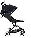 Cybex Passeggino Libelle - Ocean Blue/Navy Blue - dai 6 Mesi - con Cintura One-Pull Passeggini Leggeri