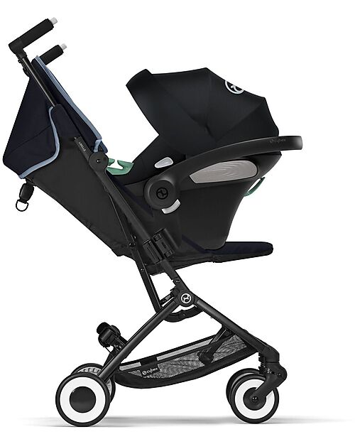 Cybex Passeggino Libelle - Ocean Blue/Navy Blue - dai 6 Mesi - con Cintura One-Pull Passeggini Leggeri