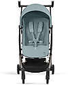 Cybex Passeggino Libelle - Stormy Blue - Dettaglio Telaio Taupe - Nuovo Modello Passeggini Leggeri