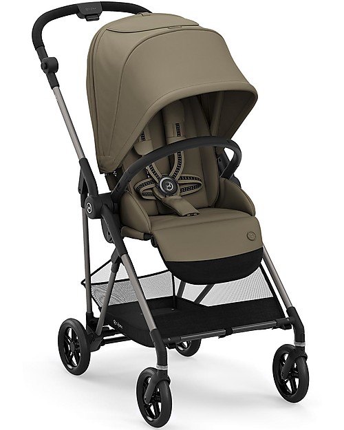 Cybex Passeggino Melio 2 - Classic Beige - Ultra-Leggero dalla Nascita! Passeggini Leggeri