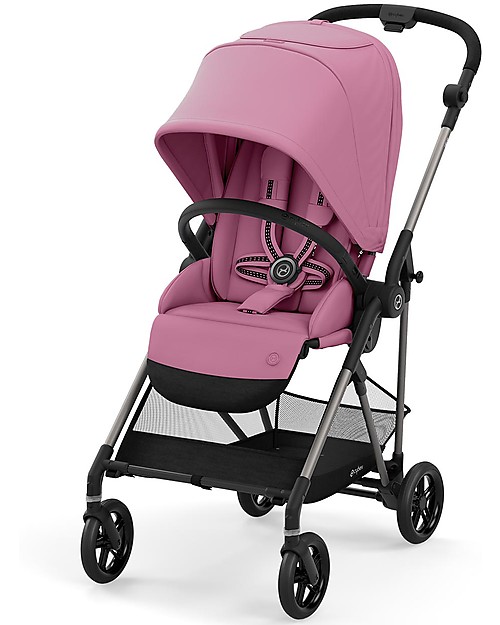 Cybex Passeggino Melio 2 - Magnolia Pink - Ultra-Leggero dalla Nascita! Passeggini Leggeri