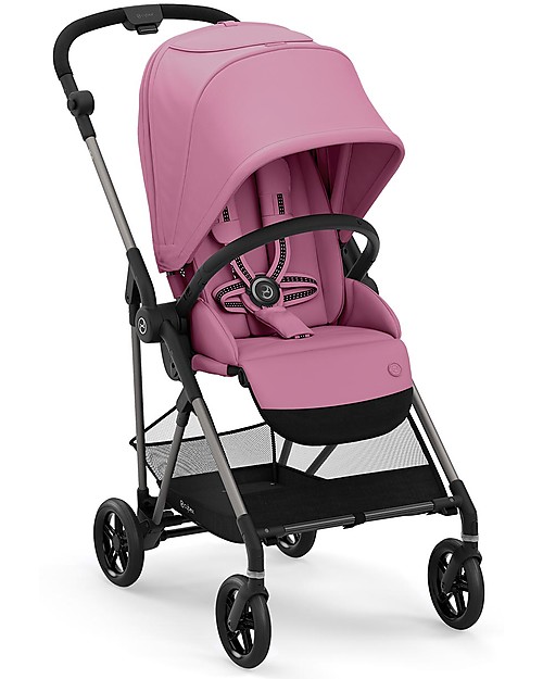 Cybex Passeggino Melio 2 - Magnolia Pink - Ultra-Leggero dalla Nascita! Passeggini Leggeri
