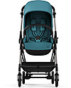 Cybex Passeggino Melio 2 - River Blue - Ultra-Leggero dalla Nascita! Passeggini Leggeri