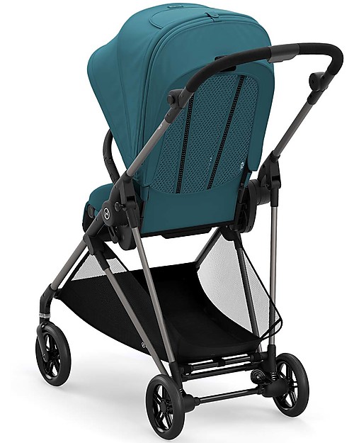 Cybex Passeggino Melio 2 - River Blue - Ultra-Leggero dalla Nascita! Passeggini Leggeri