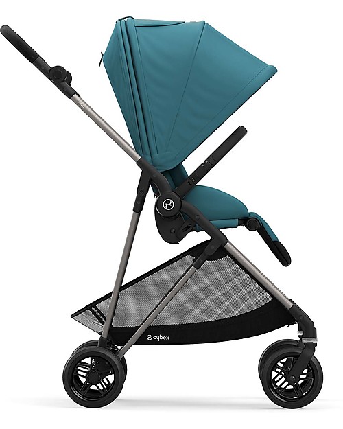 Cybex Passeggino Melio 2 - River Blue - Ultra-Leggero dalla Nascita! Passeggini Leggeri