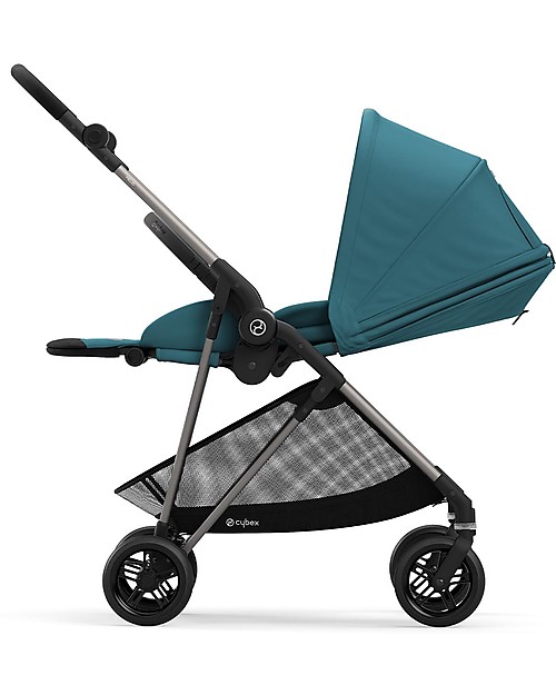 Cybex Passeggino Melio 2 - River Blue - Ultra-Leggero dalla Nascita! Passeggini Leggeri