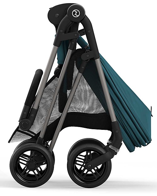 Cybex Passeggino Melio 2 - River Blue - Ultra-Leggero dalla Nascita! Passeggini Leggeri