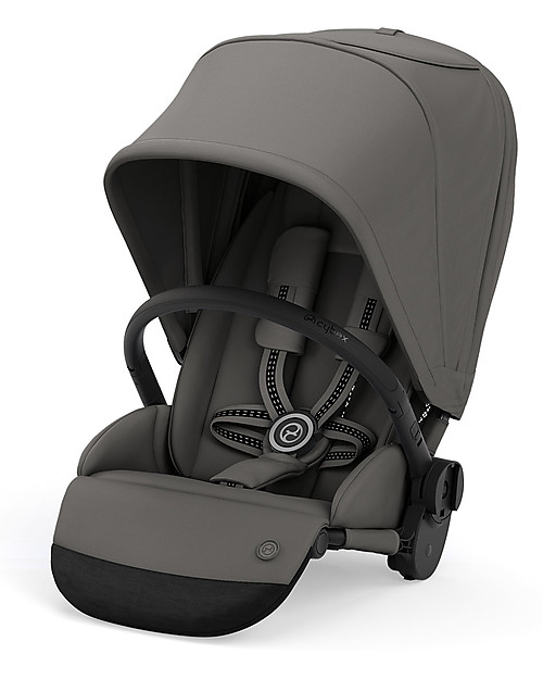 Cybex Passeggino Melio 2 - Soho Grey - Ultra-Leggero dalla Nascita! Passeggini Leggeri