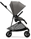 Cybex Passeggino Melio 2 - Soho Grey - Ultra-Leggero dalla Nascita! Passeggini Leggeri