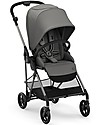 Cybex Passeggino Melio 2 - Soho Grey - Ultra-Leggero dalla Nascita! Passeggini Leggeri