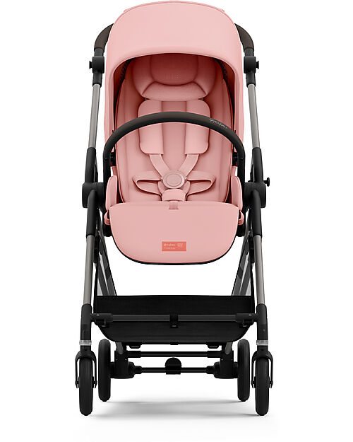 Cybex Passeggino Melio - Candy Pink - Telaio Taupe - dalla Nascita ai 15 kg Passeggini Leggeri
