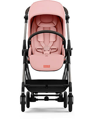 Cybex Passeggino Melio - Candy Pink - Telaio Taupe - dalla Nascita ai 15 kg Passeggini Leggeri