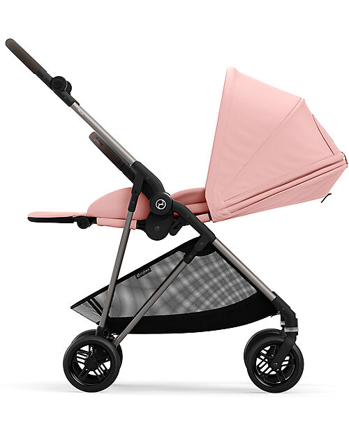 Cybex Passeggino Melio - Candy Pink - Telaio Taupe - dalla Nascita ai 15 kg Passeggini Leggeri