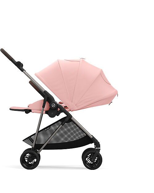 Cybex Passeggino Melio - Candy Pink - Telaio Taupe - dalla Nascita ai 15 kg Passeggini Leggeri