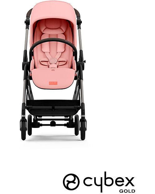 Cybex Passeggino Melio - Candy Pink - Telaio Taupe - dalla Nascita ai 15 kg Passeggini Leggeri