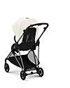 Cybex Passeggino Melio - Canvas White - Telaio Taupe - dalla Nascita ai 15 kg Passeggini Leggeri