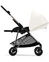 Cybex Passeggino Melio - Canvas White - Telaio Taupe - dalla Nascita ai 15 kg Passeggini Leggeri