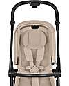 Cybex Passeggino Melio Carbon - Almond Beige - Super Leggero con Telaio in Carbonio Passeggini Leggeri