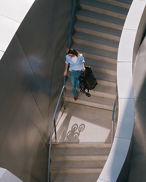 Cybex Passeggino Melio Carbon - Almond Beige - Super Leggero con Telaio in Carbonio Passeggini Leggeri